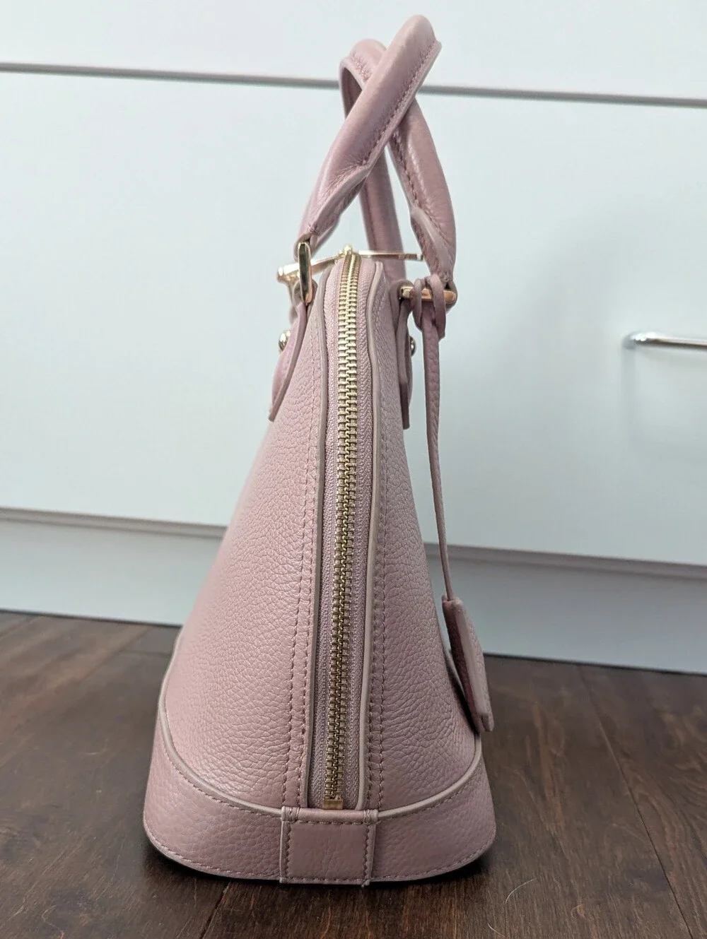 Mi Piaci Blush Pink Dome Satchel Alma Style Handbag